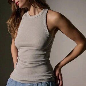 James Perse Sunset Tank Toast Sz 2 M NWT